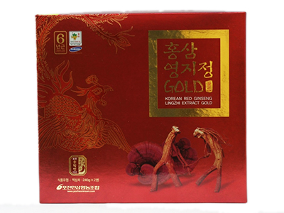 Cao hồng sâm linh chi Pocheon 480g (240g x 2 lọ) - Korean Red Ginseng Lingzhi Extract Gold