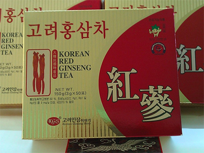 Trà hồng sâm Da Jung Hàn Quốc hộp 50 gói